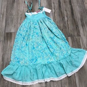 NWT Well Dress Wolf Wilding size 6 Batik Maxi